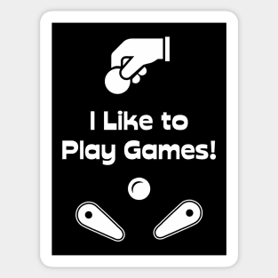 I Like to Play Games! Sticker